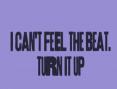 Clip 13.2b: I can't feel the beat